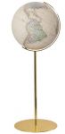 Standglobus 224076 Columbus Royal GOLD - Durchmesser 40 cm Antik Messing Globus Emfang Bro Wohnzimmer Globe Earth World